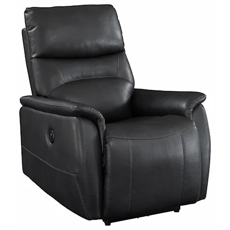 Casual Power Recliner with USB Port